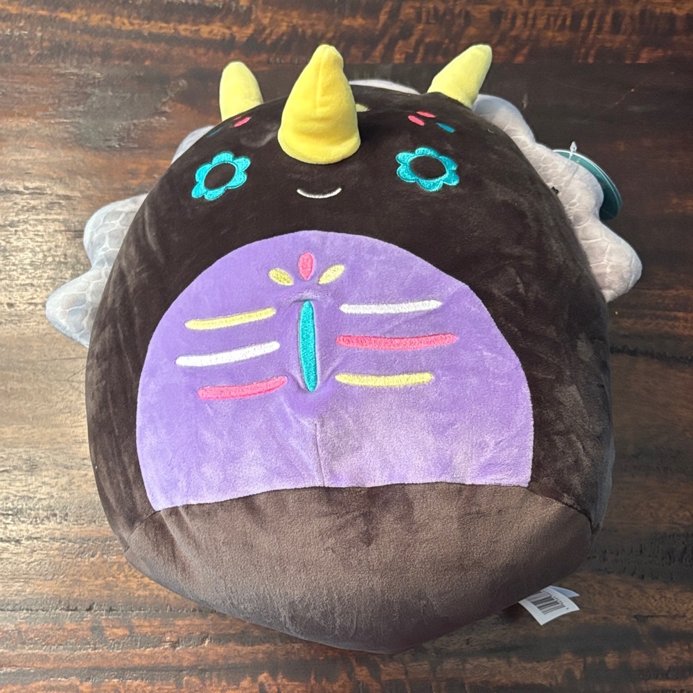 Squishmallows Black and Purple Unicorn Plush